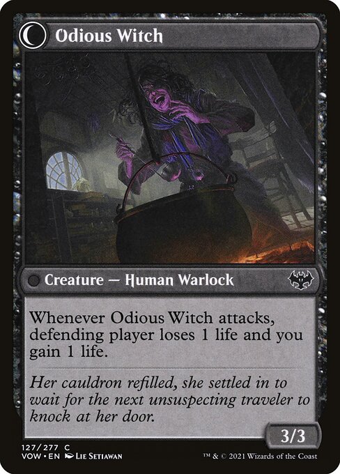 Ragged Recluse // Odious Witch - Verso