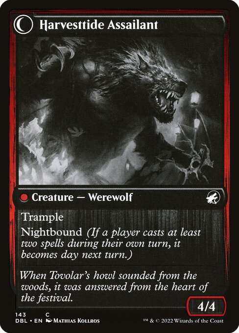 Harvesttide Infiltrator // Harvesttide Assailant - Verso