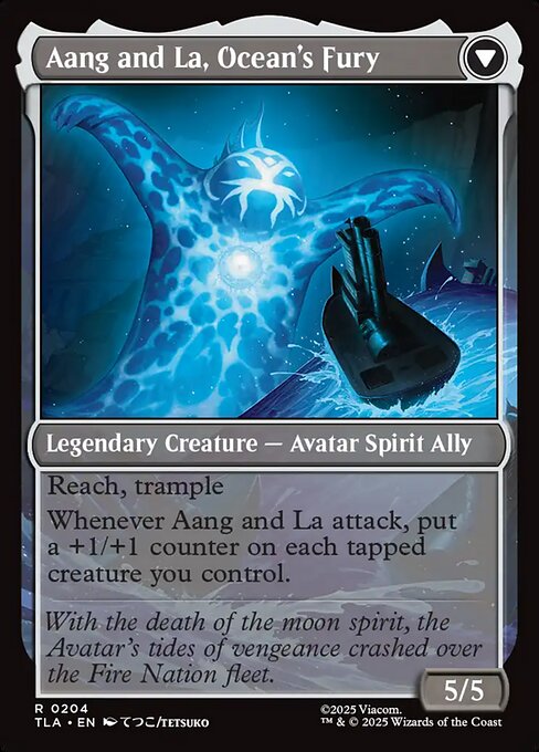 Aang, Swift Savior // Aang and La, Ocean's Fury - Verso