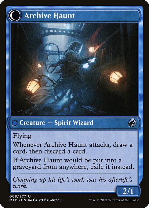 Overwhelmed Archivist // Archive Haunt - Verso