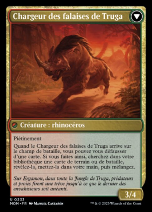 Invasion of Ergamon // Truga Cliffcharger - Verso