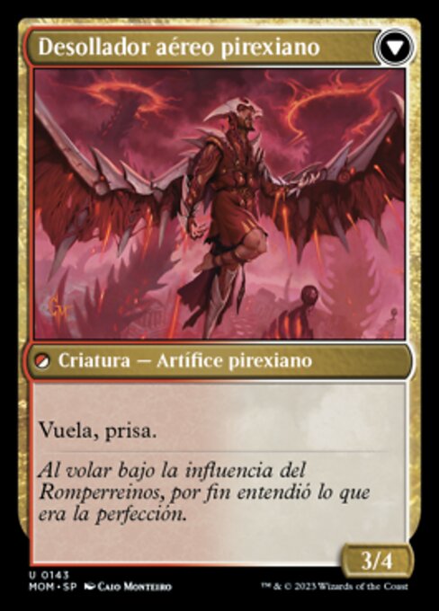 Harried Artisan // Phyrexian Skyflayer - Verso