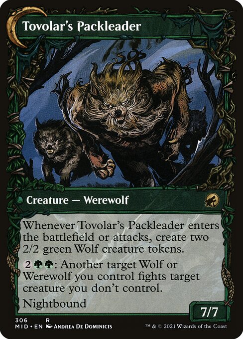 Tovolar's Huntmaster // Tovolar's Packleader - Verso