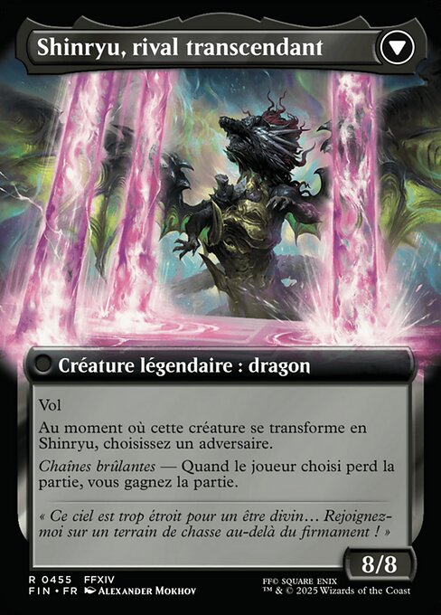Zenos yae Galvus // Shinryu, Transcendent Rival - Verso