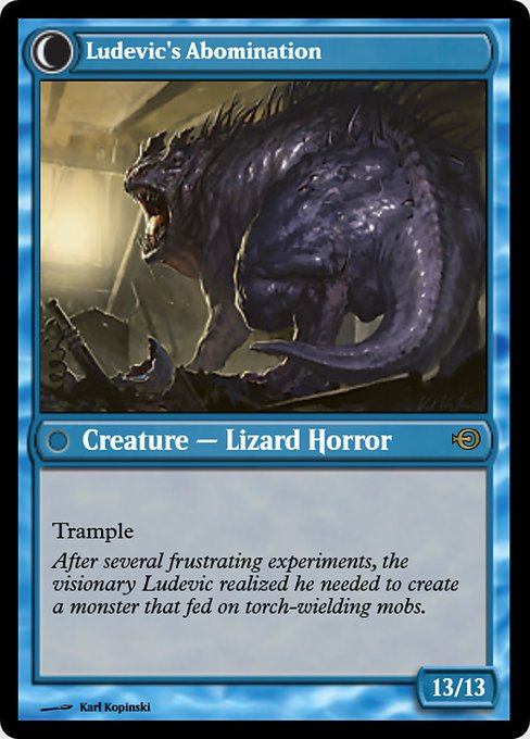 Ludevic's Test Subject // Ludevic's Abomination - Verso