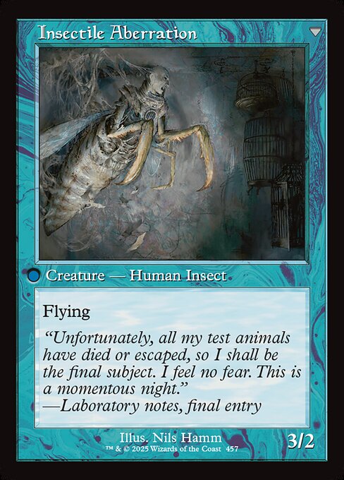 Delver of Secrets // Insectile Aberration - Verso