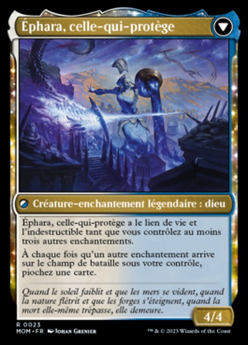 Invasion of Theros // Ephara, Ever-Sheltering - Verso