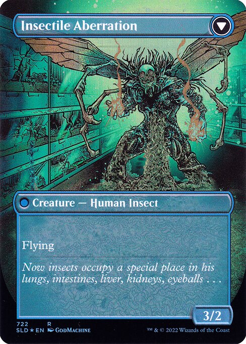 Delver of Secrets // Insectile Aberration - Verso