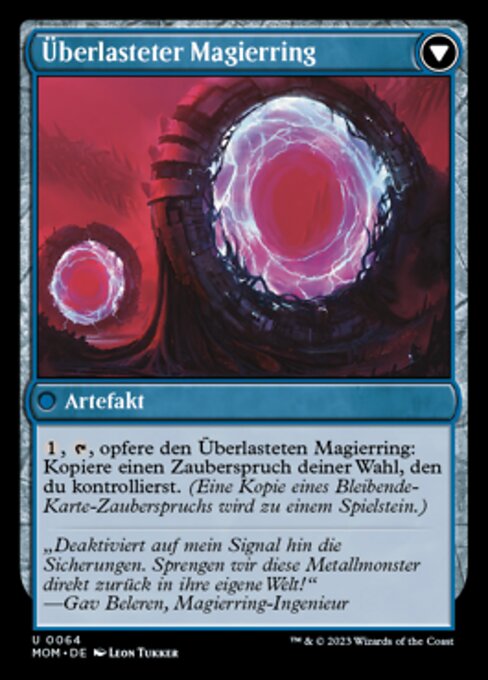 Invasion of Vryn // Overloaded Mage-Ring - Verso