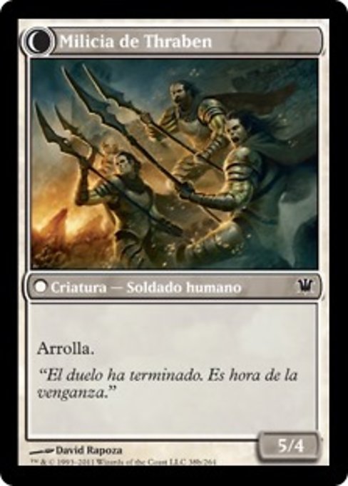 Thraben Sentry // Thraben Militia - Verso