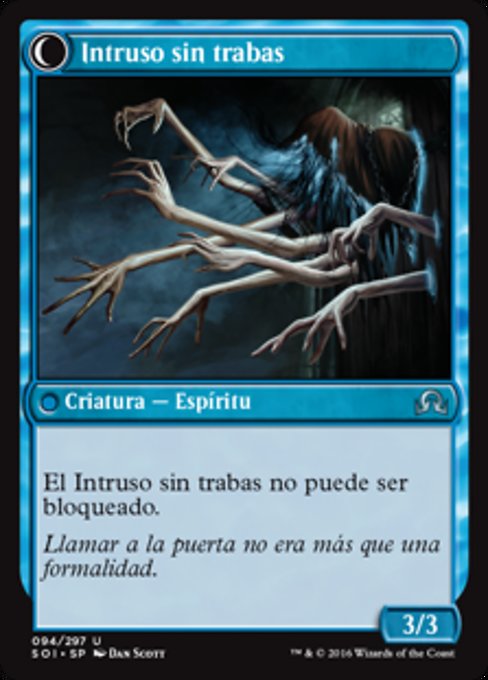 Uninvited Geist // Unimpeded Trespasser - Verso