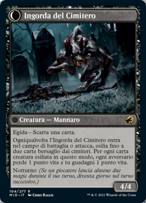 Graveyard Trespasser // Graveyard Glutton - Verso
