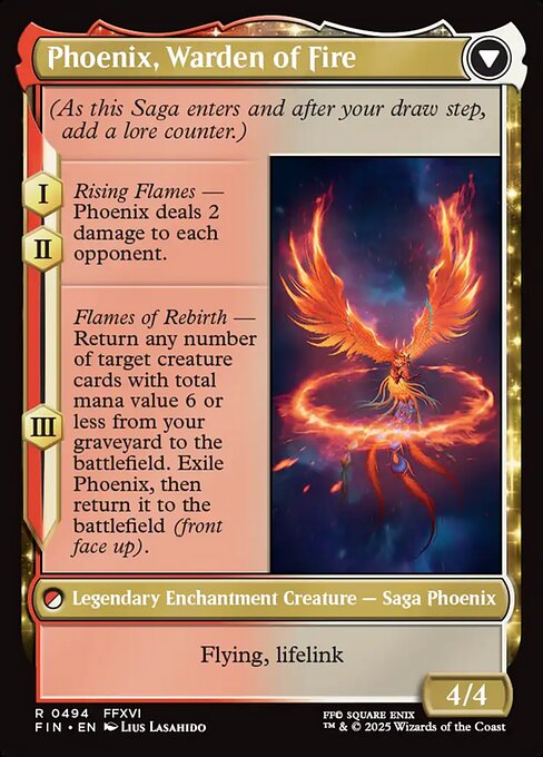 Joshua, Phoenix's Dominant // Phoenix, Warden of Fire - Verso