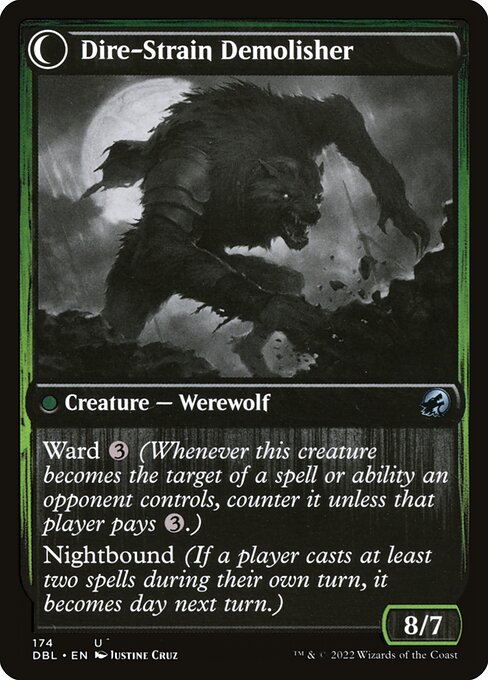 Burly Breaker // Dire-Strain Demolisher - Verso