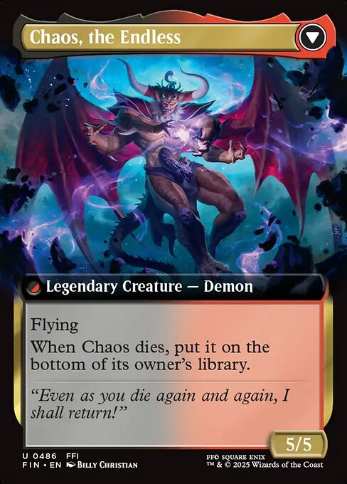Garland, Knight of Cornelia // Chaos, the Endless - Verso
