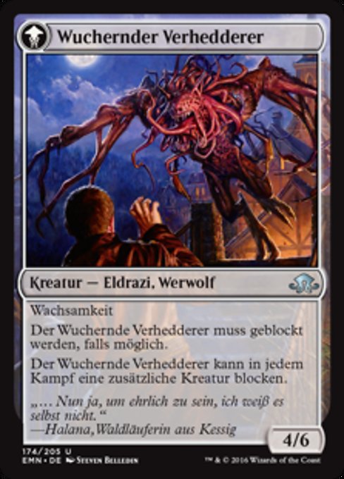 Tangleclaw Werewolf // Fibrous Entangler - Verso