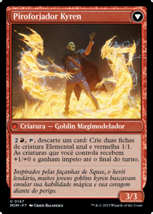 Invasion of Mercadia // Kyren Flamewright - Verso