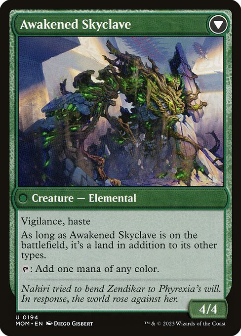Invasion of Zendikar // Awakened Skyclave - Verso