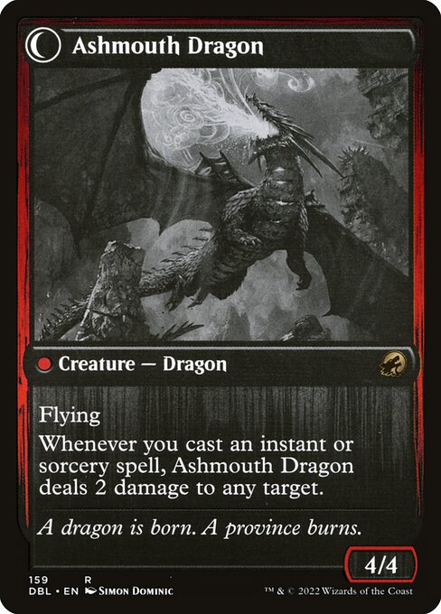 Smoldering Egg // Ashmouth Dragon - Verso