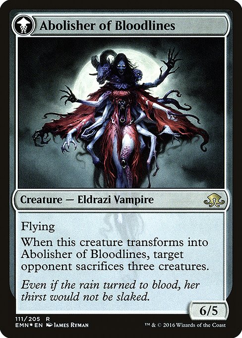 Voldaren Pariah // Abolisher of Bloodlines - Verso