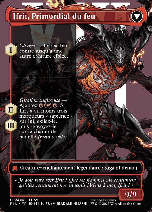 Clive, Ifrit's Dominant // Ifrit, Warden of Inferno - Verso