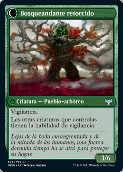 Dormant Grove // Gnarled Grovestrider - Verso