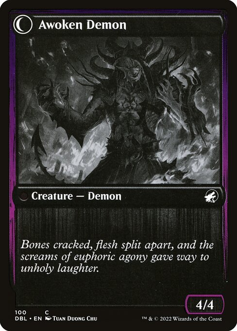 Ecstatic Awakener // Awoken Demon - Verso