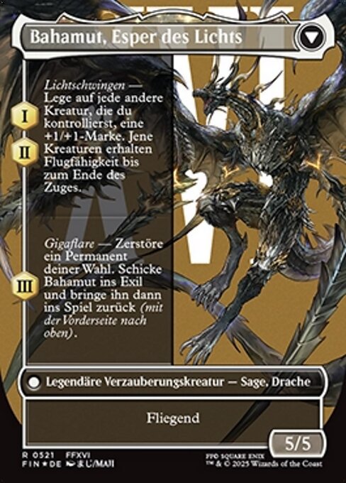Dion, Bahamut's Dominant // Bahamut, Warden of Light - Verso