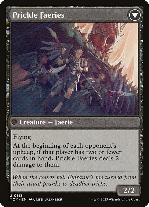 Invasion of Eldraine // Prickle Faeries - Verso