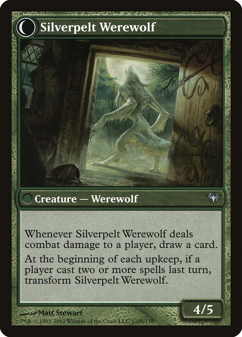 Lambholt Elder // Silverpelt Werewolf - Verso