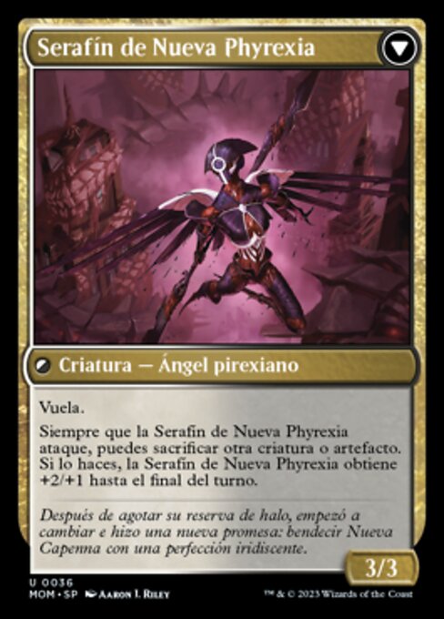 Seraph of New Capenna // Seraph of New Phyrexia - Verso
