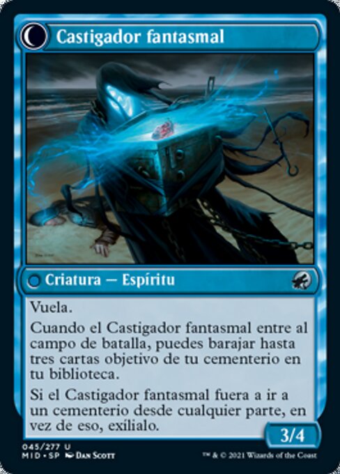 Covetous Castaway // Ghostly Castigator - Verso