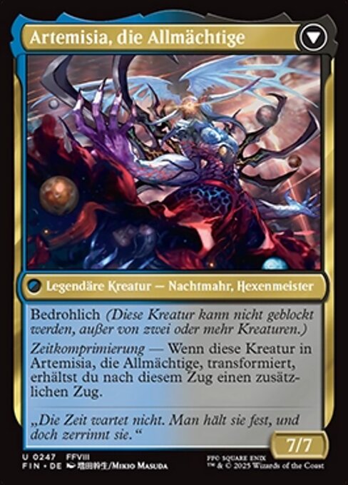 Ultimecia, Time Sorceress // Ultimecia, Omnipotent - Verso