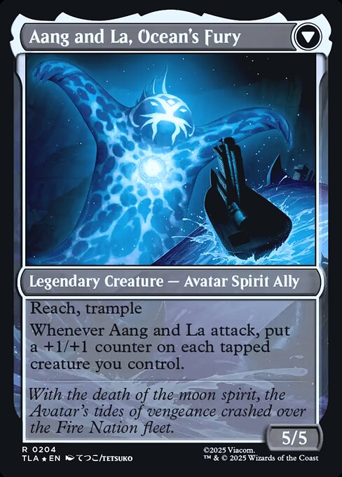 Aang, Swift Savior // Aang and La, Ocean's Fury - Verso