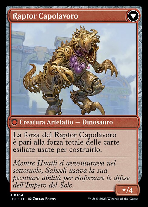 Saheeli's Lattice // Mastercraft Raptor - Verso