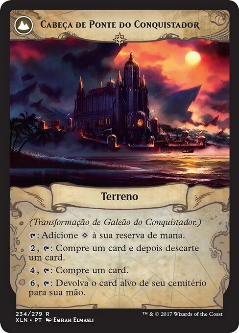 Conqueror's Galleon // Conqueror's Foothold - Verso