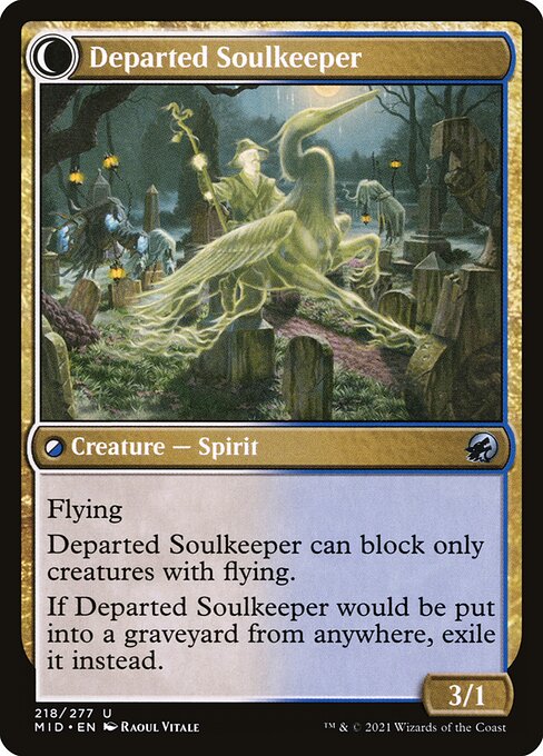 Devoted Grafkeeper // Departed Soulkeeper - Verso