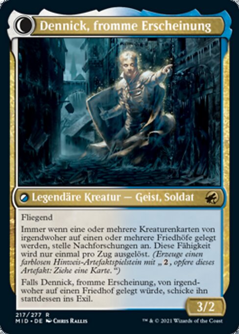Dennick, Pious Apprentice // Dennick, Pious Apparition - Verso