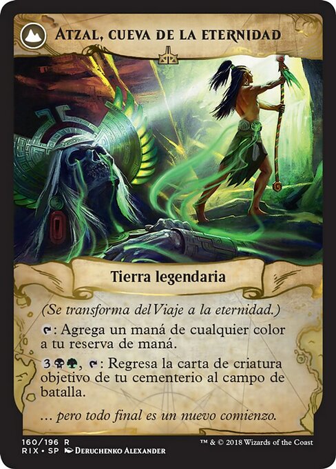 Journey to Eternity // Atzal, Cave of Eternity - Verso