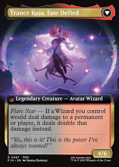 Kuja, Genome Sorcerer // Trance Kuja, Fate Defied - Verso