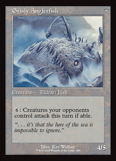 Grizzled Angler // Grisly Anglerfish - Verso