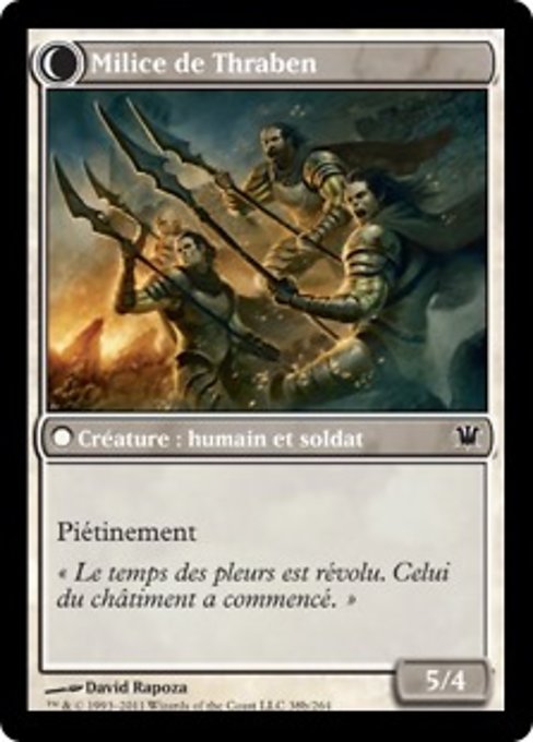 Thraben Sentry // Thraben Militia - Verso