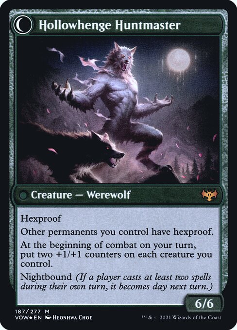 Avabruck Caretaker // Hollowhenge Huntmaster - Verso