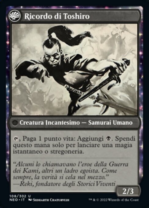 Life of Toshiro Umezawa // Memory of Toshiro - Verso