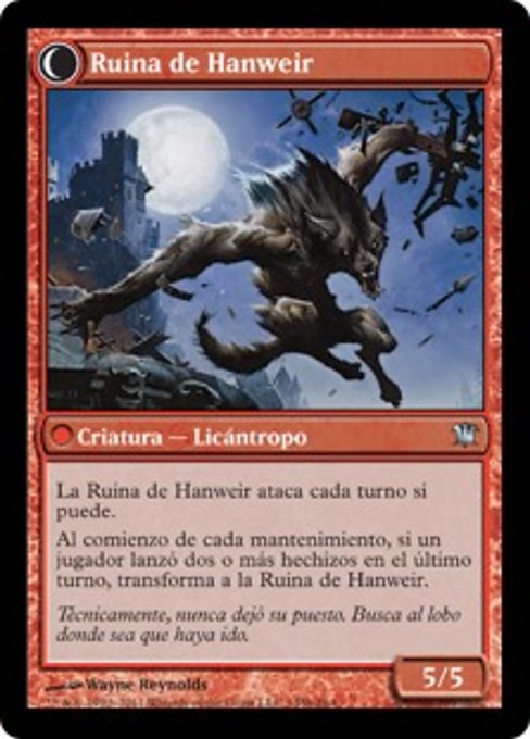 Hanweir Watchkeep // Bane of Hanweir - Verso