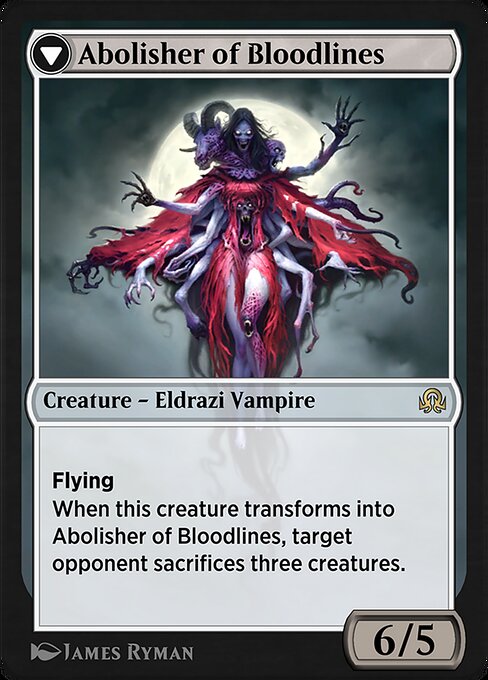 Voldaren Pariah // Abolisher of Bloodlines - Verso