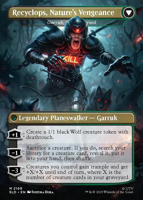 Garruk Relentless // Garruk, the Veil-Cursed - Verso