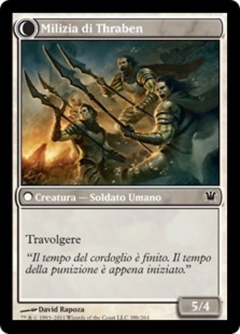 Thraben Sentry // Thraben Militia - Verso