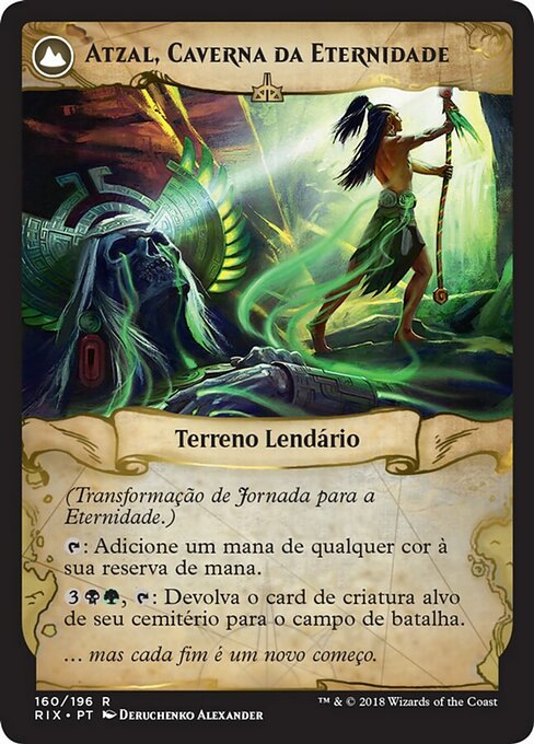 Journey to Eternity // Atzal, Cave of Eternity - Verso