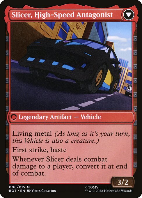 Slicer, Hired Muscle // Slicer, High-Speed Antagonist - Verso